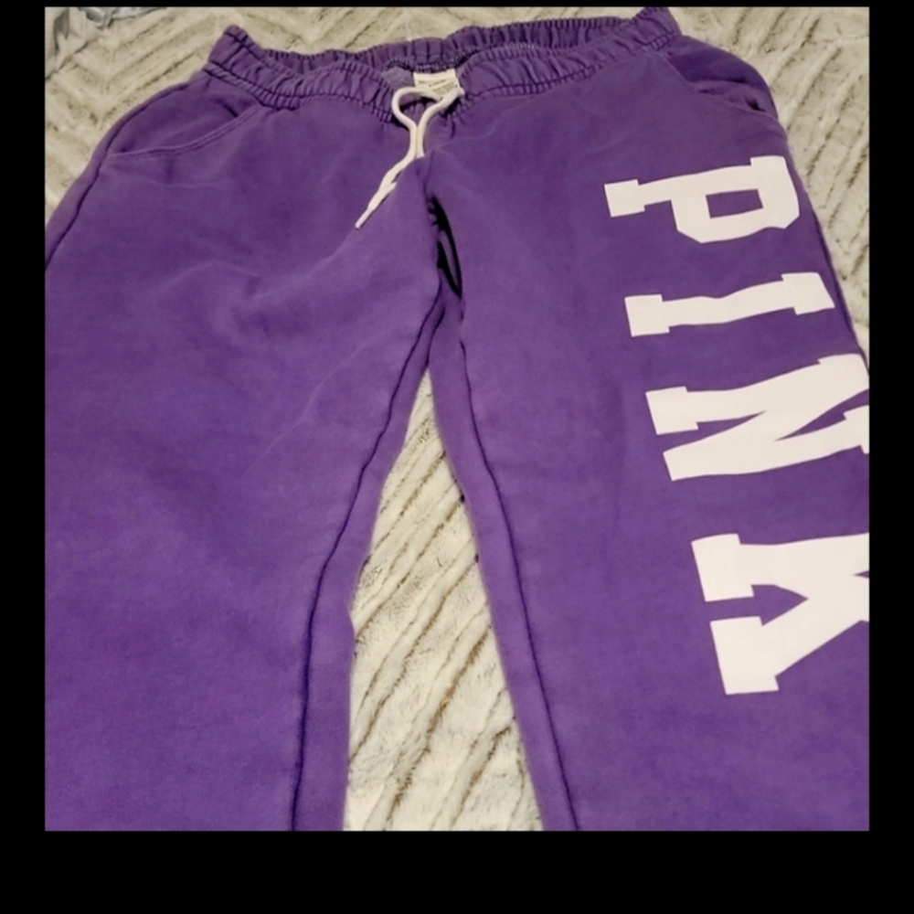 Purple pink joggers